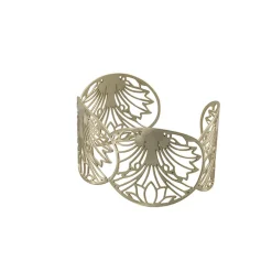 Bracelet manchette Feuilles d'acanthe