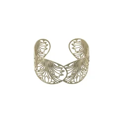 Bracelet manchette Feuilles d'acanthe