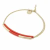 Bracelet Sir double - Rouge