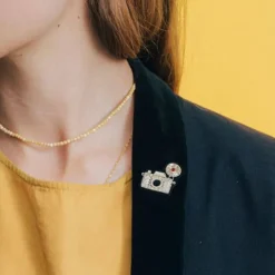 Broche Appareil Photo - Macon & Lesquoy