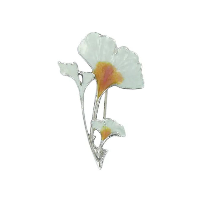 Broche Gingko Art nouveau