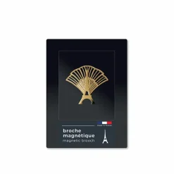 Broche magnétique Tour Eiffel Festif dorée - tout simplement,