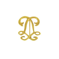 Broche Monogramme Louis XIV