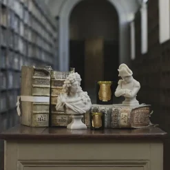 Buste en cire de Napoléon Trudon - Beige