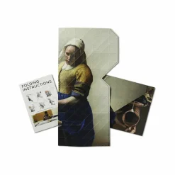 Cache vase en papier Johannes Vermeer - La laitière - Rijks Museum