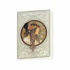 New Cahier Alphonse Mucha - Tête byzantine : brune, 1897 Cahiers Et Carnets