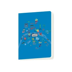 Cahier Antoine Corbineau - Plan de Paris illustré