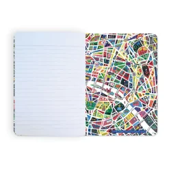 Cahier Antoine Corbineau - Plan de Paris illustré