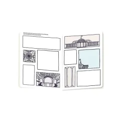 Discount Cahier à dessin + stickers - Cumulo & Réséda Bleu - Grand Palais Papeterie Jeunesse