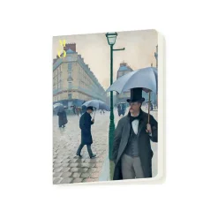 Cahier Gustave Caillebotte - Rue de Paris, temps de pluie, 1877
