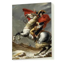 Cahier Jean-Louis David - Le Premier Consul franchissant le Grand-Saint-Bernard, 1801