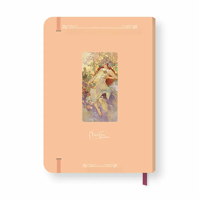 Cahier à élastique Alphonse Mucha - L'Automne