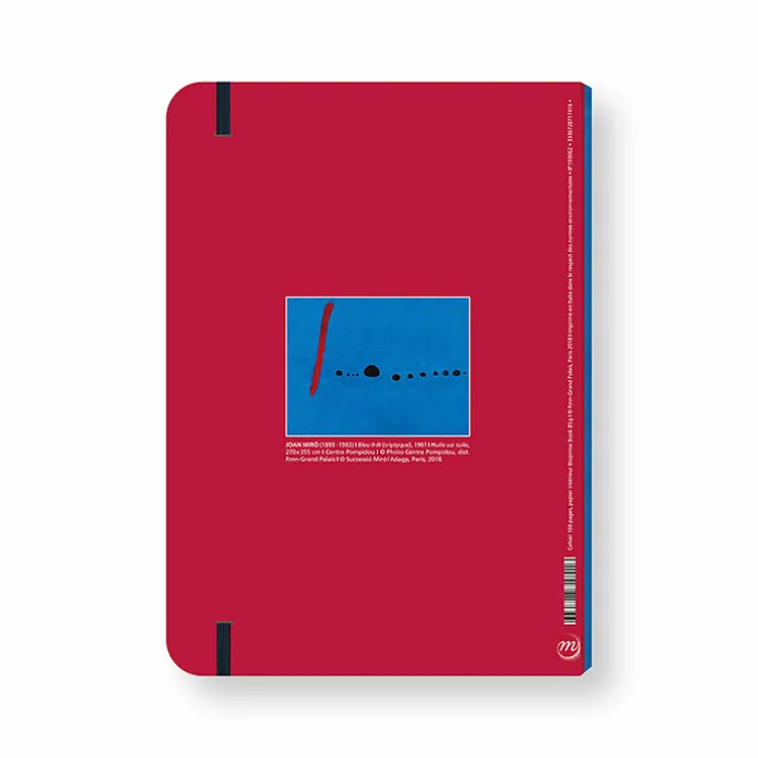 Cahier à élastique Joan Miró - Bleu II