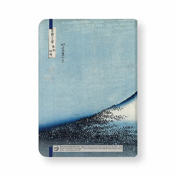 Discount Cahier à élastique Katsushika Hokusai - Le Fuji bleu Cahiers Et Carnets