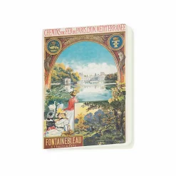 Cahier Louis Trinquier-Trianon - Chemins de fer de Paris-Lyon-Méditerranée : Fontainebleau à 1 heure de Paris, vers 1900