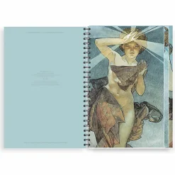 Best Cahier à spirale Alphonse Mucha - La lune et les étoiles, 1902 Cahiers Et Carnets
