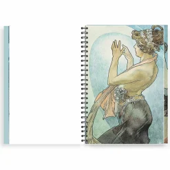 Best Cahier à spirale Alphonse Mucha - La lune et les étoiles, 1902 Cahiers Et Carnets