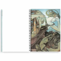 Best Cahier à spirale Alphonse Mucha - La lune et les étoiles, 1902 Cahiers Et Carnets