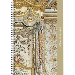 Cahier à spirale Château de Versailles - Chambre de la reine Marie-Antoinette