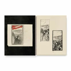 Discount Cahier à spirale Edvard Munch - Autoportrait au bras de squelette, 1895 Cahiers Et Carnets