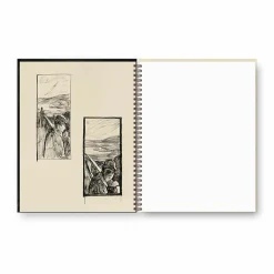 Discount Cahier à spirale Edvard Munch - Autoportrait au bras de squelette, 1895 Cahiers Et Carnets