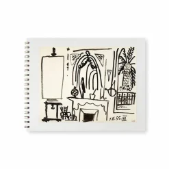 Outlet Cahier à spirale Pablo Picasso - Atelier de La Californie, Villa de Picasso et Jacqueline à Cannes, 1955 Cahiers Et Carnets