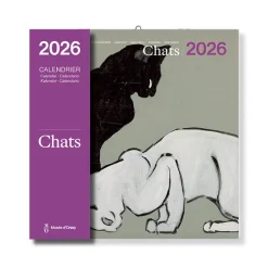 Calendrier 2026 - Chats - 30x30 cm