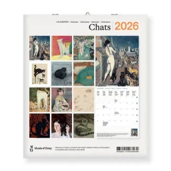 Calendrier 2026 - Chats - 15,5x18cm