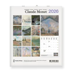 Calendrier 2026 - Claude Monet - 15,5x18cm