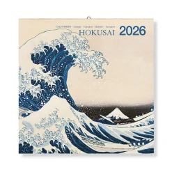 Calendrier 2026 - Hokusai - 30x30 cm