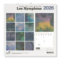 Clearance Calendrier 2026 - Les Nymphéas - 30x30 cm Calendriers Et Agendas
