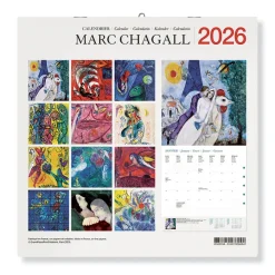 Calendrier 2026 - Marc Chagall - 30x30 cm
