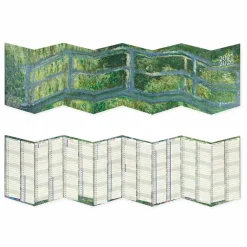 Sale Calendrier panorama 16 mois Claude Monet - Le Bassin aux nymphéas, harmonie verte, 1899, Sept. 2025 - Déc. 2026 Calendriers Et Agendas