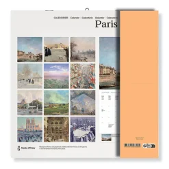 Outlet Calendrier 2026 - Paris Peintures - 30x30 cm Calendriers Et Agendas