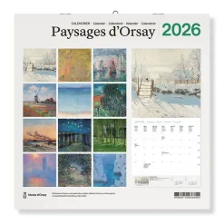 Calendrier 2026 - Paysages d'Orsay - 30x30 cm