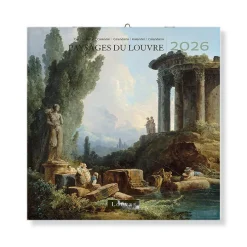 Calendrier 2026 - Paysages du Louvre - 30x30 cm