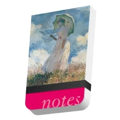 Calepin à élastique Claude Monet - Femme à l'ombrelle tournée vers la gauche (détail) Cahiers Et Carnets