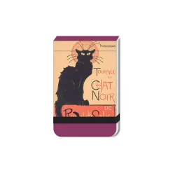 Calepin à élastique Théophile Alexandre Steinlen - Tournée du Chat noir de Rodolphe Salis, 1896