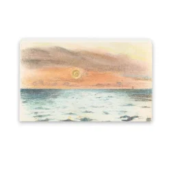 Carnet de croquis - Delacroix "La Mer au coucher du soleil"