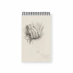 Outlet Carnet de croquis 30 feuilles Louis Janmot - Étude de main serrant un drapé, 1869 Cahiers Et Carnets