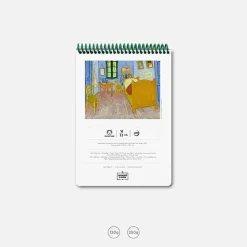 Sale Carnet de dessin A5 Vincent van Gogh - La chambre de Van Gogh à Arles - Orsay x Papier Tigre Cahiers Et Carnets
