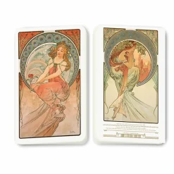 Hot Carnet long Alphonse Mucha - La peinture / La poésie, 1896 Cahiers Et Carnets