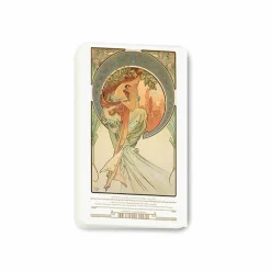 Hot Carnet long Alphonse Mucha - La peinture / La poésie, 1896 Cahiers Et Carnets