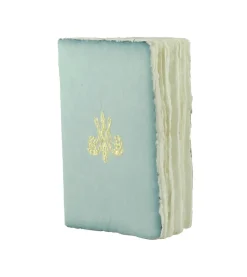 Outlet Carnet papier bouilli en cuve - Monogramme de Marie-Antoinette - Céladon Cahiers Et Carnets