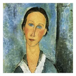 Carré de soie Amedeo Modigliani - La jeune femme au col marin, 1918