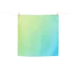 Carré de soie Bleu/vert 70x70cm
