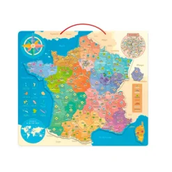 Outlet Carte de France éducative magnétique Loisirs Créatifs