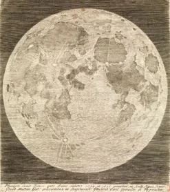 Carte de la lune : pleine lune (toiles sans cadre) Toiles Sans Cadre|Toiles Encadrées