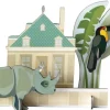 Carte pop out Ménagerie du roi - Rhinocéros