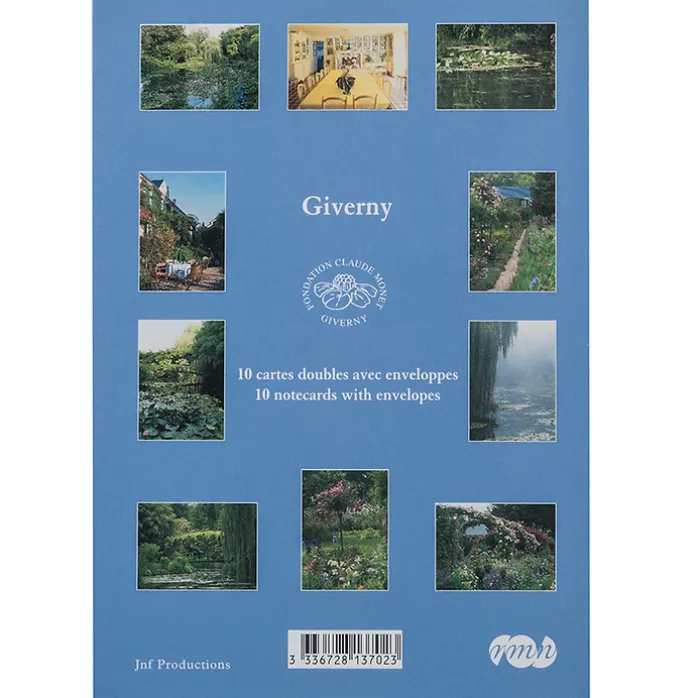 10 Cartes doubles avec enveloppes - Giverny